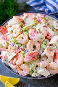 Seafood Salad Recipe - Hooked on Salmon